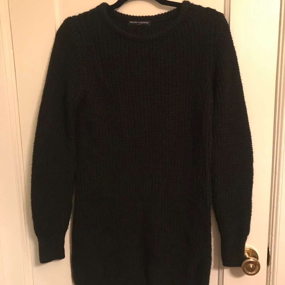 Brandy Melville Black Sweater Dress